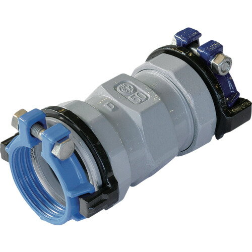 SKカワニシ 高密度ポリエチレン管×塩ビ管用異種管継手 SKXソケット ISO-P50×V50 [SKX-S-ISO-P50XV50] SKXSISOP50XV50 販売単位：1 送料無料