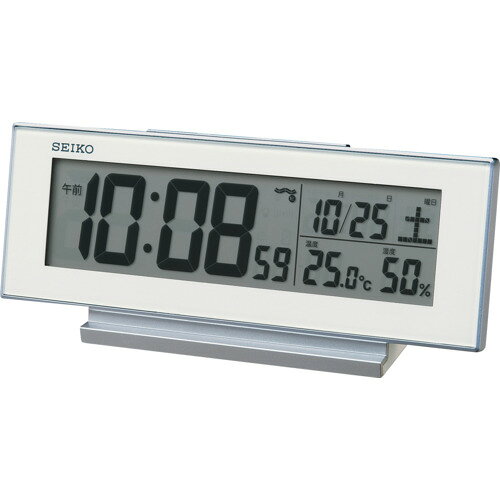 Other - SEIKO 自動点灯デジタル電波時計 [SQ324W] SQ324W 販売単位：1 送料無料