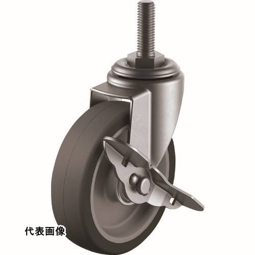 4589462657800｜158-8048 [SUSET100ELSM1235] 1販売 商品画像については実際の製品と異なる場合がございます。あくまでも商品のスペックをご確認の上ご注文をお願いいたします。※この商品は受注発注の商品です。その為メーカーに在庫がない場合がございます。その場合は大変申し訳ございませんがキャンセルとさせて頂きます。予めご了承下さい。158-8048特長耐水性・耐食性に優れたオールステンレス製金具を使用しています。走行性・耐荷重を備えた標準的な小型キャスターです。軽量で床面を汚しにくいエラストマー車輪を使用しています。用途オールステンレス製食品台車、薬品台車、ワゴンなどに。仕様車輪径D(mm)：100タイプ：自在式(ストッパー付)許容荷重(daN)：50許容荷重(kgf)：51車輪幅(mm)：27取付高H(mm)：95軸長L(mm)：35ねじT：M12ねじピッチ(mm)：1.75許容荷重(N)：500山数：1.75仕様2自在式(ストッパー付)ねじ込み式材質_仕上金具：ステンレス車輪：エラストマー質量430.000G原産国日本JANコード4589462657800「ルーペスタジオ」では、拡大鏡(虫眼鏡/ルーペ)、双眼鏡、単眼鏡、望遠鏡などのレンズ製品を主に取り扱っております。工具製品は常には在庫しておらずお取りよせとなります。ご了承下さい。ねじ込み式樹脂車 ねじ込み式エラストマーキャスターユーエイ ねじ込み式 自在 関連商品へ