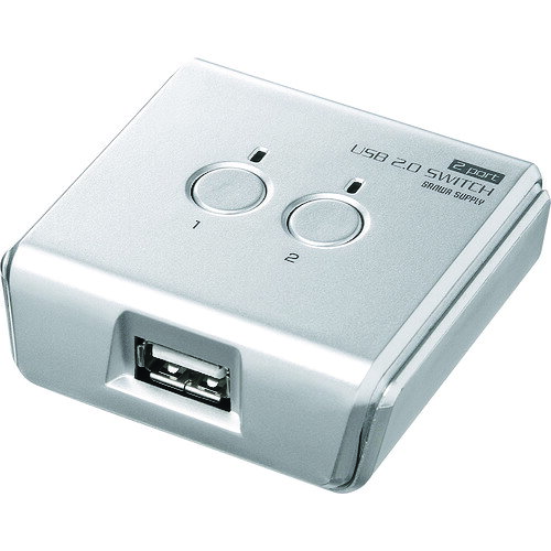SANWA USB2.0手動切替器(2回路) [SW-US22N] SWUS22N 販売単位：1 送料無料
