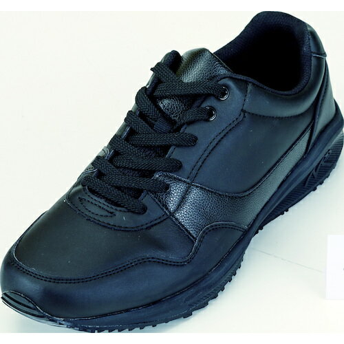 日進 耐滑先芯なしスニーカー ハイパーV #006(ひもタイプ)ブラック 26.5cm [V006BK-26.5] V006BK26.5 ..