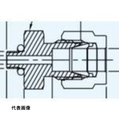 Fujikin ニューV-Lok 2圧縮リング喰い込み式 ステンレス鋼製 [VUWH-4XM5-HAV-V] VUWH4XM5HAVV 販売単位：1