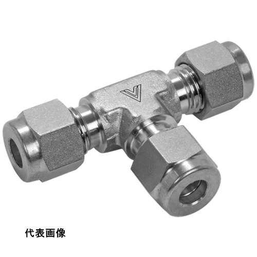 Fujikin ニューV-Lok 2圧縮リング喰い込み式 ステンレス鋼製 [VUWT-4-V] VUWT4V 販売単位：1