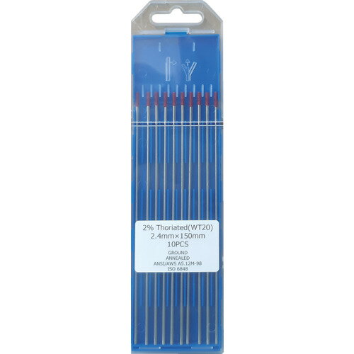 乐天商城 - マイト トリウム入電極2.4mm×150mm(10本) [WT20-2.4] WT202.4 販売単位：1 送料無料