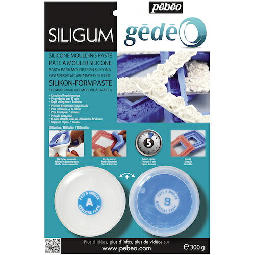 Pebeo Gedeo 型取り用粘土 シリガム 300g [766329] 766329 販売単位：1 送料無料