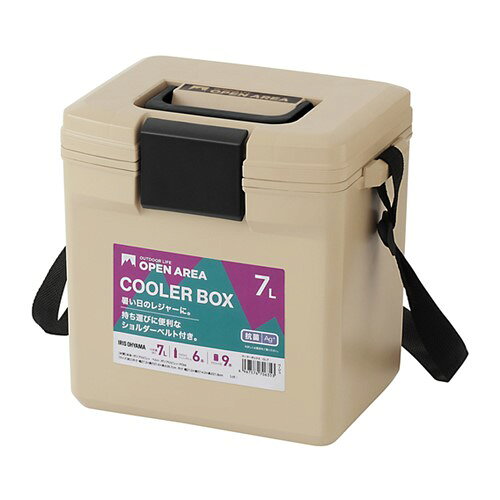 4967576706353｜669-0091 [CL7 ] 1販売 商品画像については実際の製品と異なる場合がございます。あくまでも商品のスペックをご確認の上ご注文をお願いいたします。※この商品は受注発注の商品です。その為メーカーに在庫がない場合がございます。その場合は大変申し訳ございませんがキャンセルとさせて頂きます。予めご了承下さい。669-0091特長暑い日のレジャーに、本体内側に抗菌加工を施したクーラーボックスです。フタがワンタッチで取り外せるので簡単に丸洗いができます。500mlのペットボトルを立てたまま収納できます。用途飲料などの保冷に。仕様色：ベージュ幅(mm)：273奥行(mm)：216高さ(mm)：267有効内寸(mm)間口：210有効内寸(mm)奥行：143有効内寸(mm)高さ：218容量(L)：17収納目安：500mlペットボトル 6本、350ml缶 9本有効内寸(mm)幅:210仕様2ハンドル・ショルダーベルト付き材質_仕上本体・ハンドル・バックル：ポリプロピレンショルダーベルト：ポリプロピレン・POM質量1.100KG原産国中国JANコード4967576706353「ルーペスタジオ」では、拡大鏡(虫眼鏡/ルーペ)、双眼鏡、単眼鏡、望遠鏡などのレンズ製品を主に取り扱っております。工具製品は常には在庫しておらずお取りよせとなります。ご了承下さい。クーラーボックス クーラーボックスIRIS 202872 クーラーボックス 関連商品へ