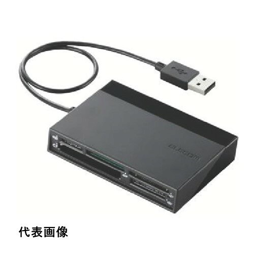 4953103240728｜540-6137 [MRC24BK] 1販売こちらの商品はメール便対応商品です。メール便対応数：10（※1回のご注文で対応数の合計が101以上だとメール便は対応できませんので予めご了承下さい。) 商品画像については実際の製品と異なる場合がございます。あくまでも商品のスペックをご確認の上ご注文をお願いいたします。※この商品は受注発注の商品です。その為メーカーに在庫がない場合がございます。その場合は大変申し訳ございませんがキャンセルとさせて頂きます。予めご了承下さい。540-6137特長USBハブ機能を搭載した48+5メディア対応のメモリカードリーダです。 3ポートUSB2.0ハブ機能を搭載し、マウス、USBメモリなどのUSB機器を3台まで接続可能です。 大容量の次世代SDメモリーカード規格のSDXCメモリーカード(64GB)にも対応しています。 アダプタを使用せずに48種類の多彩なメディアを読み書き可能で、アダプタを使用すればさらに5種類のメディアを読み書きできます。 SDメモリーカードシリーズ、メモリースティックシリーズ、マルチメディアカードシリーズ(MMCmicr用途PC周りをスッキリと快適にする“USBハブ付き48+5メディア対応カードリーダ”。仕様色：ブラックスロット数：5幅(mm)：90奥行(mm)：61.6高さ(mm)：16インターフェース：USB2.0/1.1コネクタ形状：パソコン側(アップストリームポート)対応機種(OS：Windows、Mac)質量60.000G原産国中国JANコード4953103240728「ルーペスタジオ」では、拡大鏡(虫眼鏡/ルーペ)、双眼鏡、単眼鏡、望遠鏡などのレンズ製品を主に取り扱っております。工具製品は常には在庫しておらずお取りよせとなります。ご了承下さい。メモリ メモリリーダライタELECOM 関連商品へ