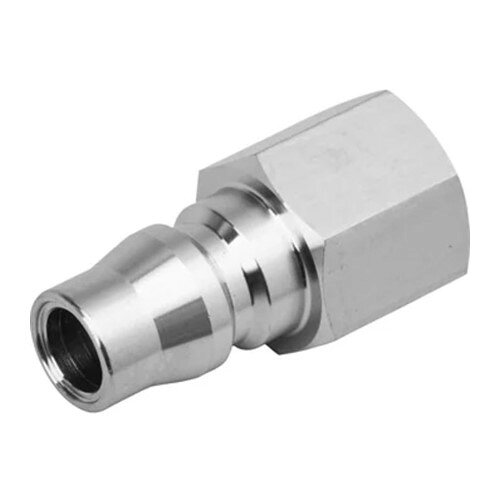 4582317470067｜536-1037 [NL22PFS ] 1販売こちらの商品はメール便対応商品です。メール便対応数：5（※1回のご注文で対応数の合計が101以上だとメール便は対応できませんので予めご了承下さい。) 商品画像については実際の製品と異なる場合がございます。あくまでも商品のスペックをご確認の上ご注文をお願いいたします。※この商品は受注発注の商品です。その為メーカーに在庫がない場合がございます。その場合は大変申し訳ございませんがキャンセルとさせて頂きます。予めご了承下さい。536-1037特長ソケットに内蔵された自動開閉バルブがプラグの着脱に応じて開閉しますので、プラグ着脱の際いちいち元バルブを操作する必要がありません。ソケット・プラグともに、オネジ接続用・メネジ接続用・ホース接続用があり、自由な組合せができます。NL21〜NL24の嵌合部は同一寸法で互いに互換性があります。また、NL44〜NL48も同様に互換性があります。用途空気工具、各種空気配管、空気圧機器、排水管その他仕様最高使用圧力(MPa)：1.5耐圧力(MPa)：2.0相手側取付サイズ：R1/4オネジ使用温度範囲(℃)：-20〜+80使用流体：空気、水適合カプラ：NL20系型、YNL型六角対辺(mm)H1：17幅(mm)：36奥行(mm)：17(六角)六角対辺(mm)：六角対辺(mm)仕様2バルブ構造：片路開閉型材質_仕上本体：SUS304質量30.000G注意最高仕様圧力以下で使用してください。原産国日本JANコード4582317470067「ルーペスタジオ」では、拡大鏡(虫眼鏡/ルーペ)、双眼鏡、単眼鏡、望遠鏡などのレンズ製品を主に取り扱っております。工具製品は常には在庫しておらずお取りよせとなります。ご了承下さい。金属カップリング 金属カップリングNKCカップリング NL型カップリングプラグ（SUS304） 関連商品へ