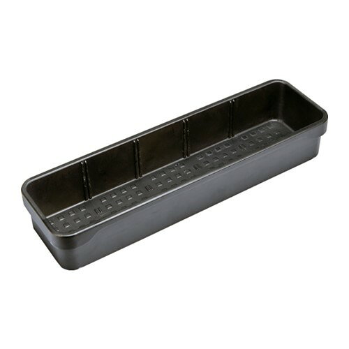 4550414334520｜660-8986 [TATEIRETR ] 1販売商品画像については実際の製品と異なる場合がございます。あくまでも商品のスペックをご確認の上ご注文をお願いいたします。※この商品は受注発注の商品です。その為メーカーに在庫がない場合がございます。その場合は大変申し訳ございませんがキャンセルとさせて頂きます。予めご了承下さい。660-8986特長縦入れ収納工具箱用オプションです。縦入れ出来ない工具を収納するのに便利です。用途縦入れ出来ない工具の収納として。仕様色：ブラック外形寸法(mm)間口：408外形寸法(mm)奥行：116外形寸法(mm)高さ：68有効内寸(mm)間口：381有効内寸(mm)奥行：94有効内寸(mm)高さ：63品名:トレー材質_仕上PP樹脂質量280.000G原産国日本JANコード4550414334520「ルーペスタジオ」では、拡大鏡(虫眼鏡/ルーペ)、双眼鏡、単眼鏡、望遠鏡などのレンズ製品を主に取り扱っております。工具製品は常には在庫しておらずお取りよせとなります。ご了承下さい。樹脂製工具箱 樹脂製工具箱TRUSCO 関連商品へ