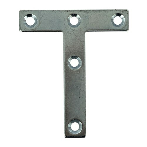 DAIDOHANT スリムサポート T字フラット ユニクロ(シルバー) (a)50×(b)12×(c)40×(t)2mm (1個) [00069166] 00069166 販売単位：1