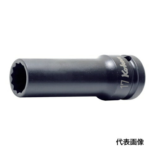 Ko-ken 12.7mm差込 インパクト12角ディープソケット(薄肉) 17mm [14306M-17] 販売単位：1