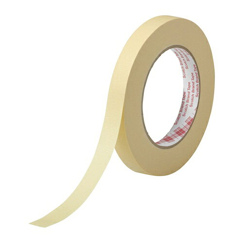 3M 耐熱性クレープマスキングテープ 214ー3MNE 15mmX50m [214-3MNE 15X50] 販売単...