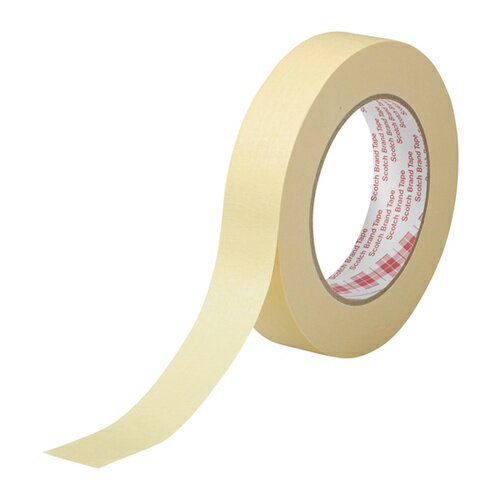 3M 耐熱性クレープマスキングテープ 214ー3MNE 25mmX50m [214-3MNE 25X50] 販売単...