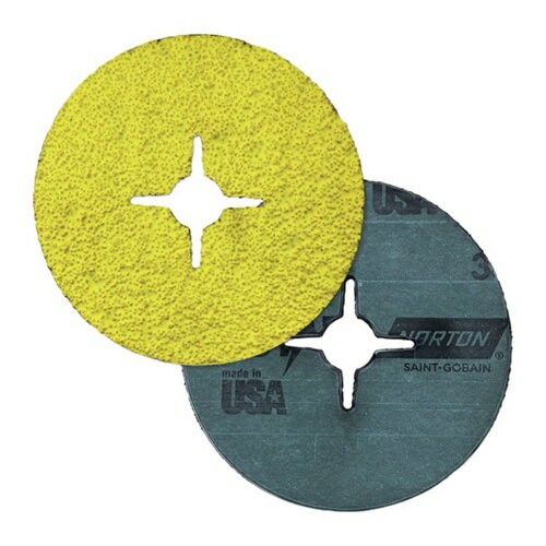 NORTON ファイバーディスク レザースター マキビシ 36+ [2FI100F990S36+] 2FI100F990S36 25セット 送料..