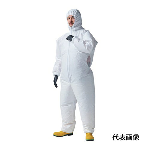 4931839217511｜657-7251 [30021585 ] 1販売 商品画像については実際の製品と異なる場合がございます。あくまでも商品のスペックをご確認の上ご注文をお願いいたします。※この商品は受注発注の商品です。その為メーカーに在庫がない場合がございます。その場合は大変申し訳ございませんがキャンセルとさせて頂きます。予めご了承下さい。657-7251特長暑熱対策品として幅広く使用されている電動ファン付き作業服を着用したまま、その性能を損なわずに汚れを防止します。用途・電動ファン付き作業服の汚れ防止用・清掃、塗装、機械整備、建設現場、解体工事、自動車整備、農作業で、汚れから電動ファン付き作業服を守ります仕様色：ホワイトサイズ：2L適合身長(cm)：170〜185適合胸囲(cm)：90〜115股下(cm)：78着丈(cm)：178袖丈(cm)：183仕様2・電動ファン付き作業服用防汚服・冷却性と空気循環効率（吸気と湿気の排出）を考えて設計・作業用途に応じて、5ヵ所（首元・両脇・両股）のジッパーを開閉し、衣服内にこもった熱気や湿気を排出し、冷却効果を得られると同時に汚れを防止・一般作業用防護服と同素材の生地を使用しているので水や油からのバリア性があります・清掃、塗装、機械整備、ゴミやホコリがでる作業でご使用頂けます材質_仕上本体：ポリプロピレン不織布、ポリエチレンフィルムメッシュ：ポリエステル質量225.000G注意1．使用前に破損がないか確認2．再使用不可3．洗濯不可4．火気のある場所での使用不可5．決められた廃棄方法での処理原産国中国JANコード4931839217511「ルーペスタジオ」では、拡大鏡(虫眼鏡/ルーペ)、双眼鏡、単眼鏡、望遠鏡などのレンズ製品を主に取り扱っております。工具製品は常には在庫しておらずお取りよせとなります。ご了承下さい。使い捨て保護服 使い捨て保護服ハラダ 保護服 ファインガードプロ 関連商品へ