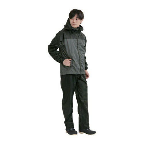 カジメイク 3430 ライトシールドレインスーツ チャコール M [3430-74-M] 343074M 販売単位：1 送料無料