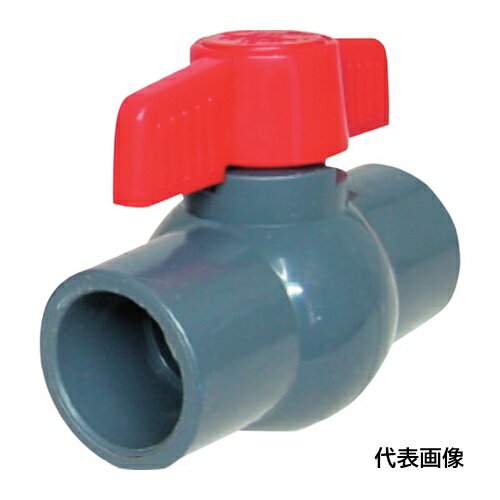 IWA 樹脂(PVC)製 配管継手 ボールバルブ 差込(接着)式 [48BVS025P] 48BVS025P 販売単位：1