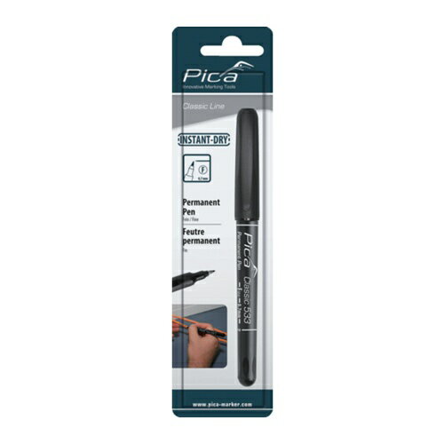 ピカマーカー パーマネントペン“Classic” 黒(中字) [53346SB] 53346SB 販売単位：1