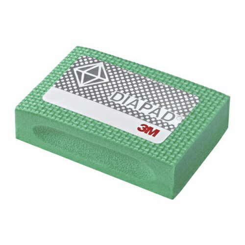 3M フレキシブルダイヤモンドハンドラップスS #60 55X90mm 緑 [6200J S M21-250] 販売単位：1 送料無料