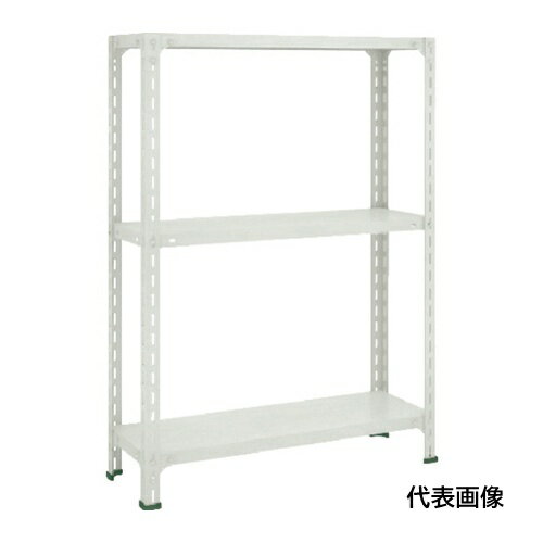 無腳輪 - TRUSCO トラスコ中山 スチールラック 軽量棚開放型 875X450XH1800 3段 ネオグレー [63X-13 NG] 販売単位：1 送料無料