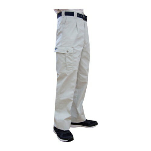 TEAGLES 綿混カーゴパンツ シルバーグレー 91cm [7661SG91] 7661SG91 販売単位：1