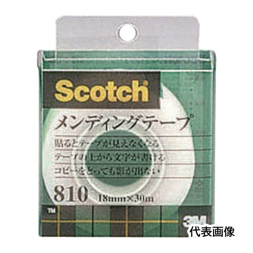 3M 事務用テープ メンディングテープ 18mm×30m 巻芯径25mm [810-1-18C] 販売単位：1