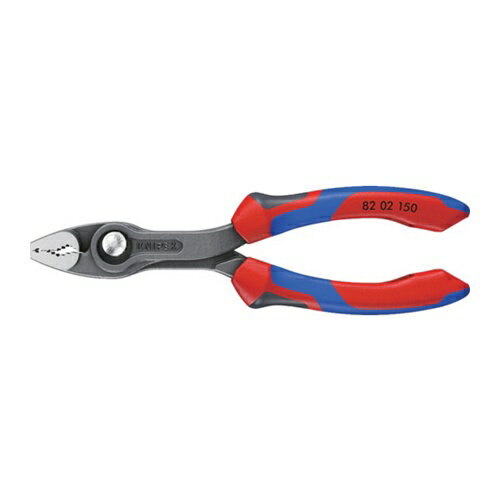 KNIPEX スリップジョイントプライヤー ツイングリップ コンフォートハンドル 150mm(SB店頭展示パッケージ仕様) [8202-150SB] 8202150SB 販売単位：1 送料無料