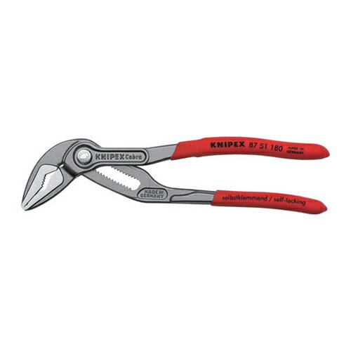 KNIPEX ウォーターポンププライヤー コブラES(エクストラスリム) 180mm(SB店頭展示パッケージ仕様) [8751-180SB] 8751180SB 販売単位：1 送料無料