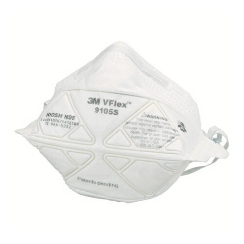 3M Vフレックス[[TM上]] 折りたたみ式防護マスク 9105S N95 スモール 50枚/1箱 [9105S N95] 販売単位：1 送料無料