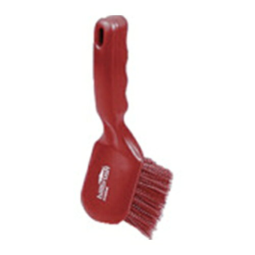 板刷（带手柄） - HillBrush ショートハンドルブラシ(ソフト)赤 254X72 [D5RESR] D5RESR 販売単位：1 送料無料
