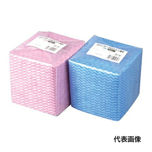MISM カウンタークロス ミニ薄手 100P 250×250 ブルー [944307] 944307 販売単位：1