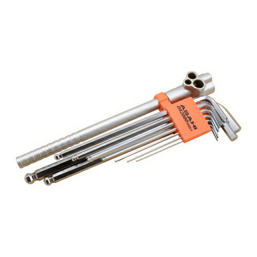 4992676011984｜684-2406 [AQHS920 ] 1販売 商品画像については実際の製品と異なる場合がございます。あくまでも商品のスペックをご確認の上ご注文をお願いいたします。※この商品は受注発注の商品です。その為メーカーに在庫がない場合がございます。その場合は大変申し訳ございませんがキャンセルとさせて頂きます。予めご了承下さい。684-2406特長補助ハンドルを六角棒レンチに差して使用することで回し作業を補助します。奥まった場所へのアクセスや早回し作業に威力を発揮します。6、8、10mm専用の穴が開いているのでガタツキがありません。用途補助ハンドルを六角棒レンチに差しこみ、奥まった場所へのアクセスや早回し作業に威力を発揮します。仕様セット内容(本)：9セット内容(mm)：1.5、2、2.5、3、4、5、6、8、10対辺寸法×首下寸法×全長(mm)1.5：1.5×14×90対辺寸法×首下寸法×全長(mm)2.0：2.0×16×100対辺寸法×首下寸法×全長(mm)2.5：2.5×18×112対辺寸法×首下寸法×全長(mm)3.0：3.0×20×126対辺寸法×首下寸法×全長(mm)4.0：4.0×23×142対辺寸法×首下寸法×全長(mm)5.0：5.0×28×160対辺寸法×首下寸法×全長(mm)6.0：6.0×32×180対辺寸法×首下寸法×全長(mm)8.0：8.0×36×200対辺寸法×首下寸法×全長(mm)10.0：10.0×40×224材質_仕上特殊鋼質量635.000G原産国日本JANコード4992676011984「ルーペスタジオ」では、拡大鏡(虫眼鏡/ルーペ)、双眼鏡、単眼鏡、望遠鏡などのレンズ製品を主に取り扱っております。工具製品は常には在庫しておらずお取りよせとなります。ご了承下さい。ボールポイント六角棒レンチ ボールポイント六角棒レンチセットASH 関連商品へ