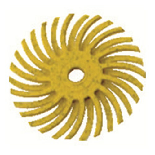 3M ラジアル・ブリッスルディスク #80相当 黄 25.4mm [BR DISC 80 1X1/8] BRDISC801X18 24セット 送料..