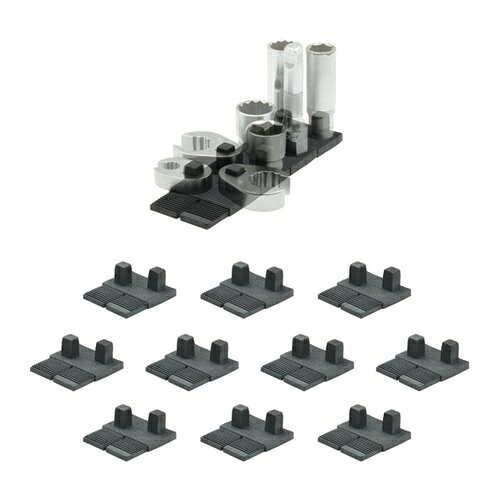 0810155111816｜703-5079 [DHSP38SK10 ] 1販売 商品画像については実際の製品と異なる場合がございます。あくまでも商品のスペックをご確認の上ご注文をお願いいたします。※この商品は受注発注の商品です。その為メーカーに在庫がない場合がございます。その場合は大変申し訳ございませんがキャンセルとさせて頂きます。予めご了承下さい。703-5079特長パズルのように組み合わせてツールキャビネット内をすっきり収納できます。柔軟で滑りにくい素材を使用しており工具が動きにくい設計になっています。10個入りセットで他のDrawer Hive製品やスペーサーとつなげて収納スペースを整理できます。用途ツールキャビネット内の整理整頓に。3/8（9.5mm）差込角のソケットホルダーの収納に。材質_仕上TPE（熱可塑性エラストマー）質量0.064KG原産国イギリスJANコード0810155111816「ルーペスタジオ」では、拡大鏡(虫眼鏡/ルーペ)、双眼鏡、単眼鏡、望遠鏡などのレンズ製品を主に取り扱っております。工具製品は常には在庫しておらずお取りよせとなります。ご了承下さい。キャビネットタイプ 整備用工具セットステルスマウント Drawer 関連商品へ