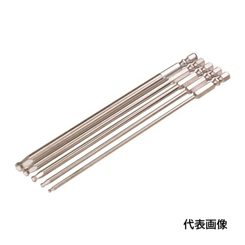 EIGHT 六角棒ビット テーパー 対辺6.35 溝9&13 6mmX160 単品 [EA-70 6MMX160] 販売単位：1