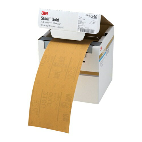 4548623077840｜835-9022 [FR24095GOL] 1販売商品画像については実際の製品と異なる場合がございます。あくまでも商品のスペックをご確認の上ご注文をお願いいたします。※この商品は受注発注の商品です。その為メーカーに在庫がない場合がございます。その場合は大変申し訳ございませんがキャンセルとさせて頂きます。予めご了承下さい。835-9022特長ライナー紙のない、のり付きロールペーパーです。カッター付きの箱にセットされていますので、そのまま必要な長さに切って使用できます。仕様粒度(#)：240幅(mm)：95長さ(m)：35材質_仕上基材:紙砥材:酸化アルミニウム質量1150.000G注意この商品は、一般消費者様向けの製品ではないため、表示や取扱説明書等が一般消費者様向けに表記・同梱されておりません。原産国日本JANコード4548623077840「ルーペスタジオ」では、拡大鏡(虫眼鏡/ルーペ)、双眼鏡、単眼鏡、望遠鏡などのレンズ製品を主に取り扱っております。工具製品は常には在庫しておらずお取りよせとなります。ご了承下さい。シート研磨材 ロールペーパー3M スティキット ゴールドフィニッシングロール 関連商品へ