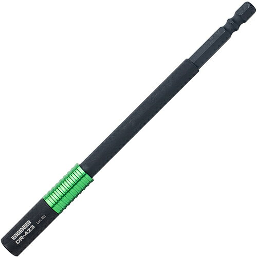 4989833012700｜716-1737 [DR423 ] 1販売 商品画像については実際の製品と異なる場合がございます。あくまでも商品のスペックをご確認の上ご注文をお願いいたします。※この商品は受注発注の商品です。その為メーカーに在庫がない場合がございます。その場合は大変申し訳ございませんがキャンセルとさせて頂きます。予めご了承下さい。716-1737特長差し込むだけでビットをロックできるエクステンションビットです。独自のビット保持機構によりビットの脱落を防止します。全長18mmの極短ビットに使用できます。先端直径10.5mmで狭い場所での作業に便利です。用途対辺6.35mmの六角軸ビットやドリルの延長に。狭く奥まった場所での作業に。仕様全長(mm)：150差込角(mm)：6.35外径(mm)：10.5首振り有無：無ビット差込深さ(mm)：10材質_仕上本体：炭素鋼質量57.000G注意インパクトドライバーでは使用しないでください。溝が端から14mmの所にあるビットや溝がないビットには、使用できません。溝が2つあるビットを使用する際は、M8以上のネジには使用しないでください。原産国台湾JANコード4989833012700「ルーペスタジオ」では、拡大鏡(虫眼鏡/ルーペ)、双眼鏡、単眼鏡、望遠鏡などのレンズ製品を主に取り扱っております。工具製品は常には在庫しておらずお取りよせとなります。ご了承下さい。ビット用アタッチメント ビットホルダENGINEER ロックエクステンション 関連商品へ
