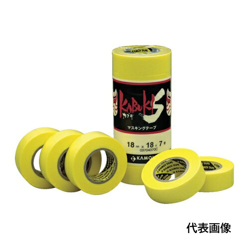 4971910162651｜121-8178 [KABUKISJAN12] 1販売商品画像については実際の製品と異なる場合がございます。あくまでも商品のスペックをご確認の上ご注文をお願いいたします。※この商品は受注発注の商品です。その為メーカーに在庫がない場合がございます。その場合は大変申し訳ございませんがキャンセルとさせて頂きます。予めご了承下さい。121-8178特長車輌、建築、工業向け全般の塗装用マスキングテープです。しっかり付いて、テープの浮きが少なく重ね貼りに強いタイプです。巻き戻しが軽く作業性が良好です。仕様色：イエロー幅(mm)：12長さ(m)：18厚さ(mm)：0.09テープカット条件：手で切断可能使用温度範囲(℃)：100℃(30分)粘着力(N/10mm)：1.79引張強度(N/10mm)：29.1引張強度(N/15mm)：43.6筆記可否：可仕様2手で切断可能粘着力：1.79N/10mm引張強度：41.5N/15mm粘着剤：アクリル系連続使用温度：100℃材質_仕上基材:和紙粘着剤:アクリル系質量206.000G原産国日本JANコード4971910162651「ルーペスタジオ」では、拡大鏡(虫眼鏡/ルーペ)、双眼鏡、単眼鏡、望遠鏡などのレンズ製品を主に取り扱っております。工具製品は常には在庫しておらずお取りよせとなります。ご了承下さい。マスキングテープ マスキングテープ（車輌塗装用）カモ井 マスキングテープ車両塗装用 関連商品へ