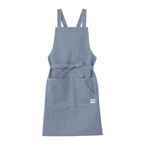 Leeワークウェア 胸当てエプロン ホワイト×ブルー F [LCK79003-18-F] LCK7900318F 販売単位：1 送料無料