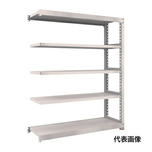 Office - TRUSCO トラスコ中山 スチールラック M5型中量棚 1500×471×H1200 5段 連結 免震樹脂ベース付 ネオグレー ネオグレー [M5-4555BSFC NG] M54555BSFC 販売単位：1 送料無料