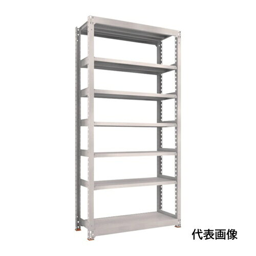 ｜693-0279 [M55477SFC ] 1販売商品画像については実際の製品と異なる場合がございます。あくまでも商品のスペックをご確認の上ご注文をお願いいたします。※この商品は受注発注の商品です。その為メーカーに在庫がない場合がございます。その場合は大変申し訳ございませんがキャンセルとさせて頂きます。予めご了承下さい。693-0279特長ボルトを1本も使用していないボルトレス構造で、分解・組み立て作業が簡単で、作業時間を大幅に短縮できます。棚の段変更が、25mmピッチで、自由に調整、変更ができます。高さ、奥行が同じであれば、増結することができます。また、支柱を兼用することにより、コストダウンが図れます。優れた断面構造で、荷重、横からのねじれにも強いC型形状の支柱を採用しています。免震樹脂ベースは滑り低減による免震機能を有しており、積載物の落下リスクを低減します。仕様間口(mm)：1261奥行(mm)：731高さ(mm)：1511有効間口(mm)：1140色：ネオグレー棚段数(段)：7均等積載量(kg/段)：500最大積載量(kg/台)：2500棚板調整ピッチ(mm)：25タイプ：単体型組立目安：2人30分仕様2M5型中量棚1200X721XH15007段単体NG最大積載量：2500kg/台材質_仕上本体:スチール（粉体塗装）ベース:ポリプロピレン（再生材100％使用）免振樹脂ベース：オイレス特殊充填剤入りPOM(ポリアセタール)質量117.700KGセット内容_付属品支柱4本・ビーム4本・棚板3枚・中棚受4個・天棚受2個・C型補強材6本・免震樹脂ベース4個注意集中荷重になりますと耐荷重能力は半減します。必ず均等に荷重を分布させてご使用ください。直送時軒下渡し免震樹脂ベースは地震による棚の転倒リスクを低減するもので、地震による被害が発生しないことを保証するものではありません。免震樹脂ベースは日本国内用です。原産国日本「ルーペスタジオ」では、拡大鏡(虫眼鏡/ルーペ)、双眼鏡、単眼鏡、望遠鏡などのレンズ製品を主に取り扱っております。工具製品は常には在庫しておらずお取りよせとなります。ご了承下さい。中量棚（500kg） スチール製中量ボルトレス棚TRUSCO スチールラック M5型中量棚 関連商品へ