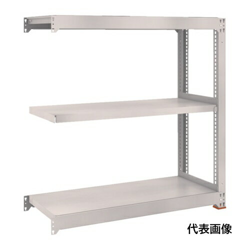 TRUSCO トラスコ中山 スチールラック M5型中量棚 1500X921XH1800 3段 連結 免震樹脂ベース付 ネオグレ..