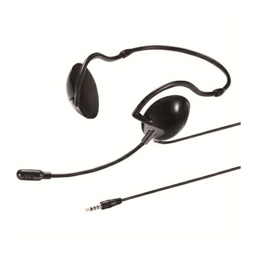 SANWA 4極対応ヘッドセット [MM-HS403BK] MMHS403BK 販売単位：1