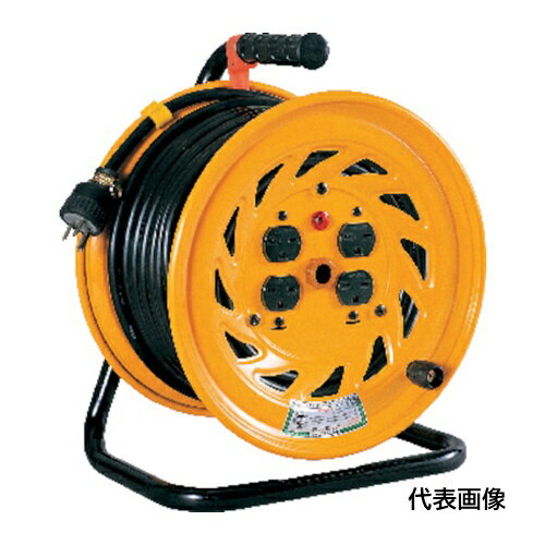 NICHIDO 電工ドラム 単相200Vドラム アース付 30m [NF-E230-15A] 販売単位：1 送料無料