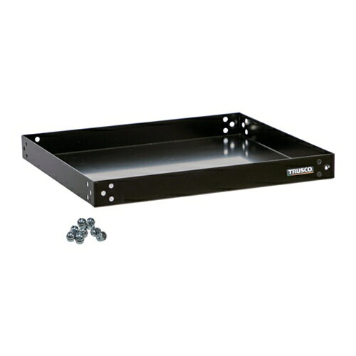 TRUSCO トラスコ中山 ツールワゴン ラビットワゴン用棚板 400X350 ブラック [RBW-43T BK] RBW43TBK 販売単位：1