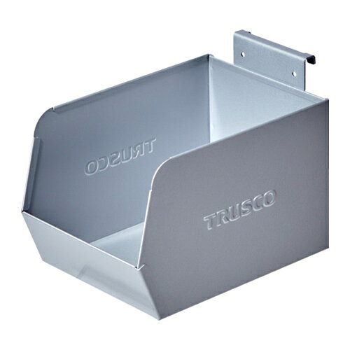 TRUSCO トラスコ中山 パンチングパネル用スチールコンテナ 大 シルバー [SFBOX2SV]...