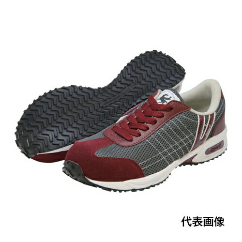 日進 耐滑樹脂先芯入りスニーカー チョコ 26.5cm [V2000CH-26.5] 販売単位：1 送料無料