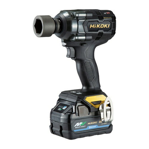 HiKOKI 【黒金 限定カラー】36Vコードレスインパクトレンチ ブラック&ゴールド トラスコオリジナルセッ..