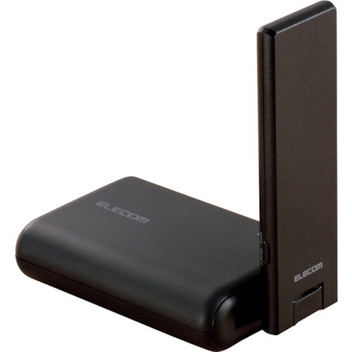 ルーペスタジオのELECOM 超薄型11ac 2x2中継器 [WTC-1167US-B] WTC1167USB 販売単位：1 送料無料｜アングル2