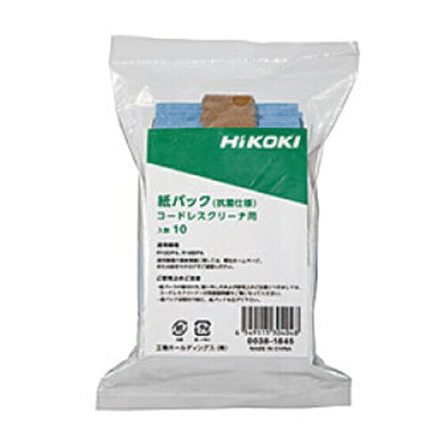 4549115304048｜694-6513 [00381845 ] 1販売 商品画像については実際の製品と異なる場合がございます。あくまでも商品のスペックをご確認の上ご注文をお願いいたします。※この商品は受注発注の商品です。その為メーカーに在庫がない場合がございます。その場合は大変申し訳ございませんがキャンセルとさせて頂きます。予めご了承下さい。694-6513仕様品名：紙パック【抗菌仕様】（10枚入り）紙パック【抗菌仕様】(10枚入)質量0.060KG原産国日本JANコード4549115304048「ルーペスタジオ」では、拡大鏡(虫眼鏡/ルーペ)、双眼鏡、単眼鏡、望遠鏡などのレンズ製品を主に取り扱っております。工具製品は常には在庫しておらずお取りよせとなります。ご了承下さい。掃除機用オプションパーツ 掃除機用オプションパーツHiKOKI 関連商品へ